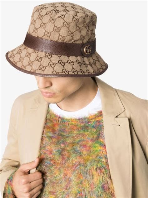 gucci cap sfilata|farfetch gucci bucket hat.